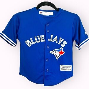 Majestic Cool Base Kids Blue Jays Stroman Jersey.